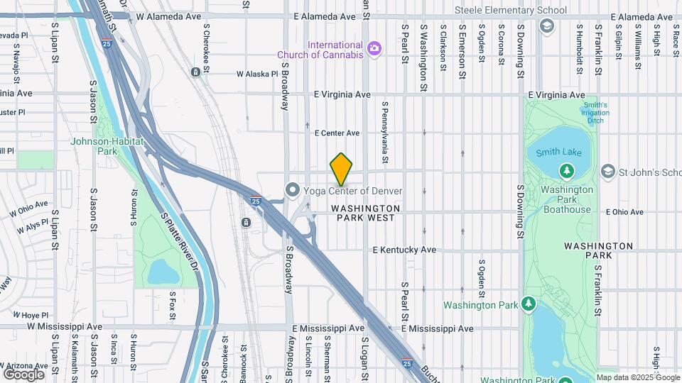 745 S Grant St Map and Location Details