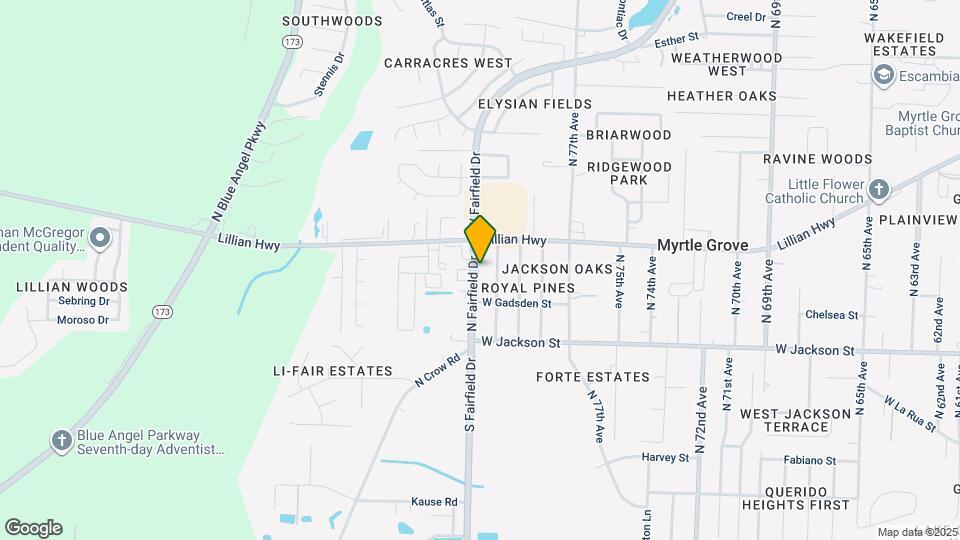 728 N Fairfield Dr Map and Location Details