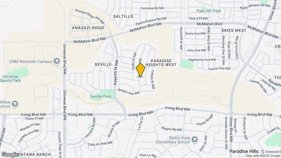 10436 Bilboa St NW Map and Location Details