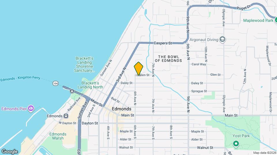 610 Glen St, Unit #2 Mapa y Detalles de la Ubicación