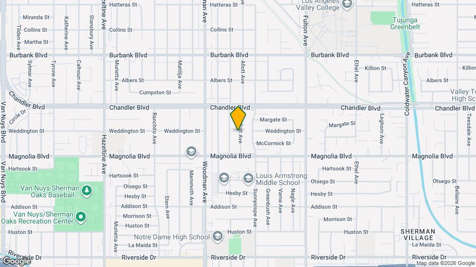 5261 Allott Ave Map and Location Details
