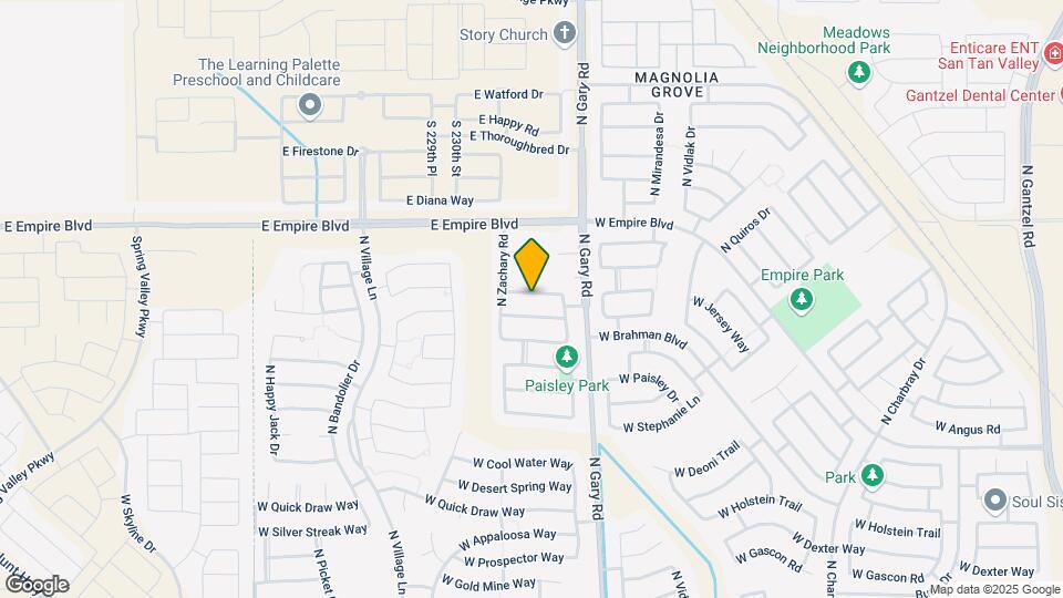 1725 W Matthews Dr Map and Location Details