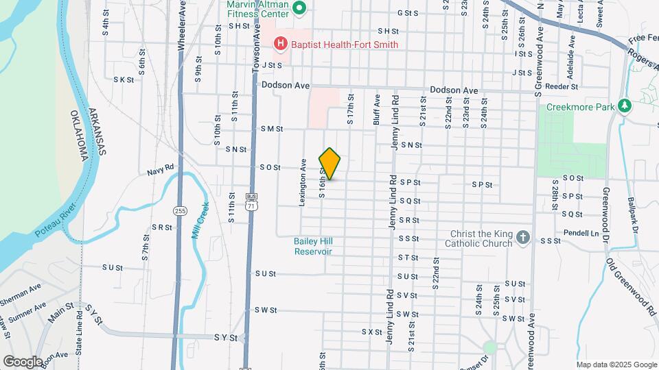 1608 S P St Map and Location Details