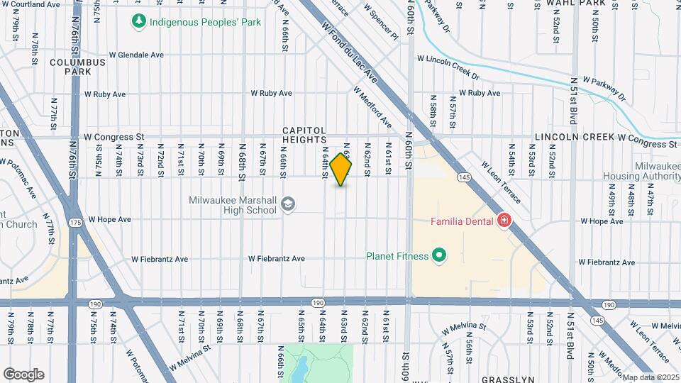 4253 N 63rd St Map and Location Details