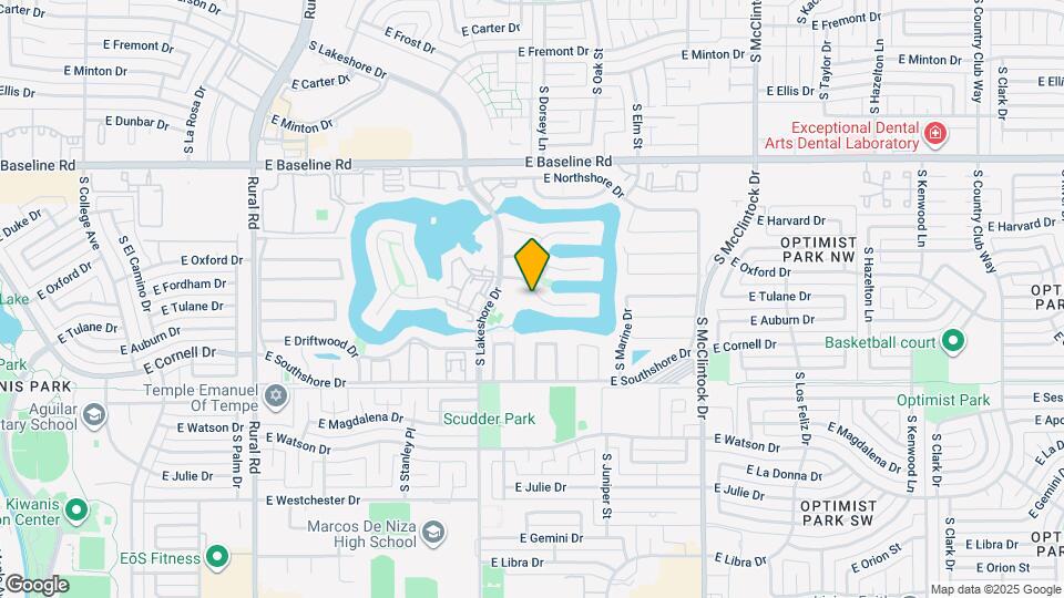 1305 E Steamboat Bend Dr Map and Location Details