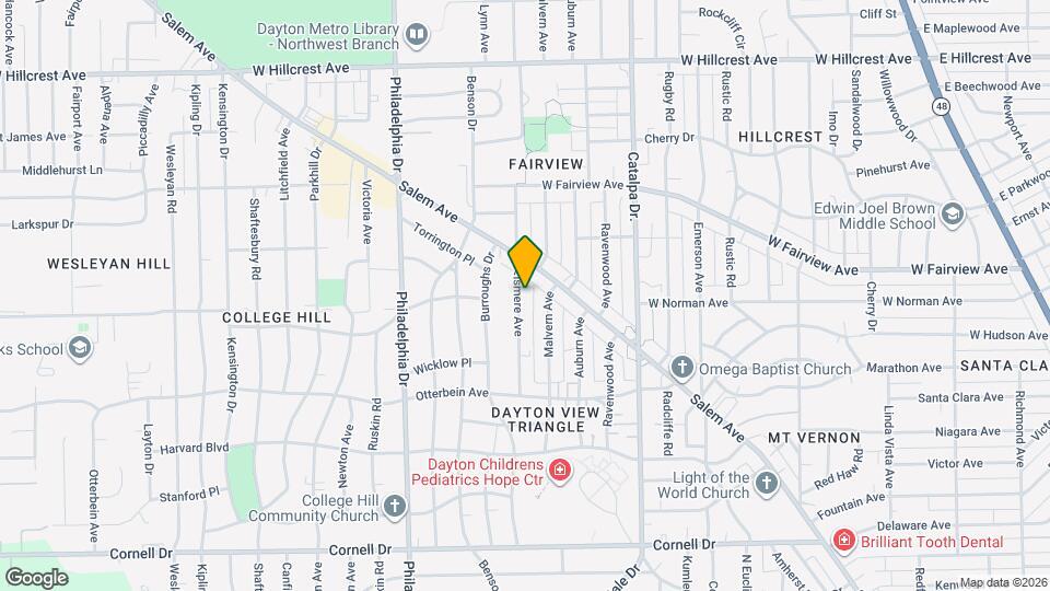 2016 Elsmere Ave Mapa y Detalles de la Ubicación