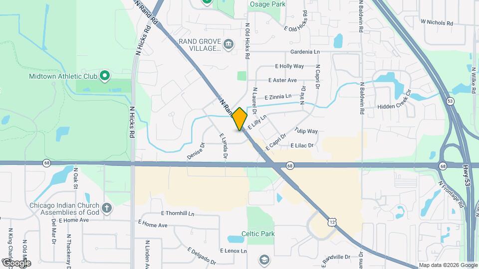 1724 N Rand Rd Map and Location Details