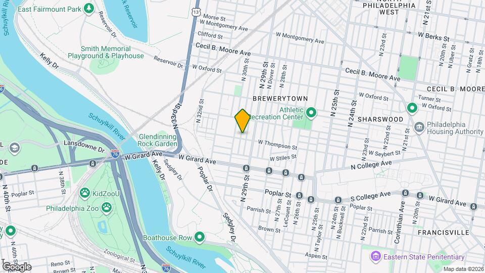 2923 W Thompson St Map and Location Details