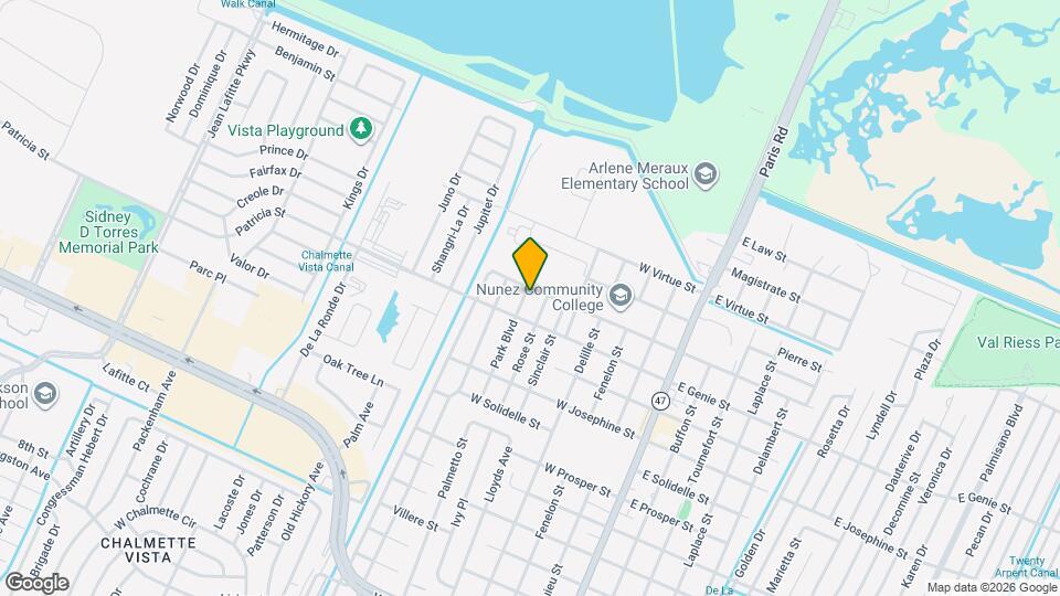 3615 Park Blvd Map and Location Details