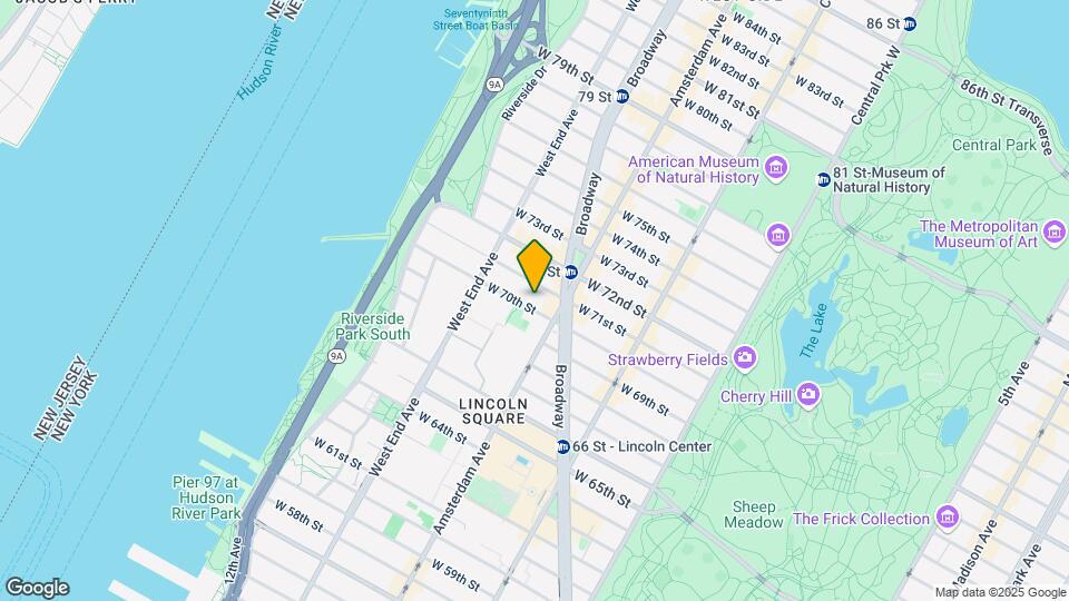 217 W 70th St Mapa y Detalles de la Ubicación