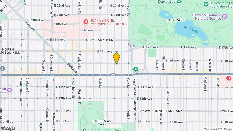 1568 Vine St Mapa y Detalles de la Ubicación