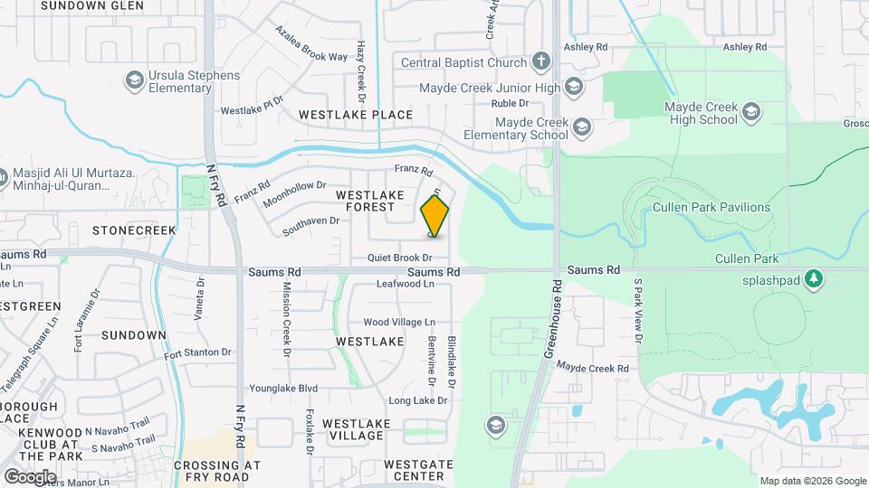 19403 Westhaven Dr Map and Location Details