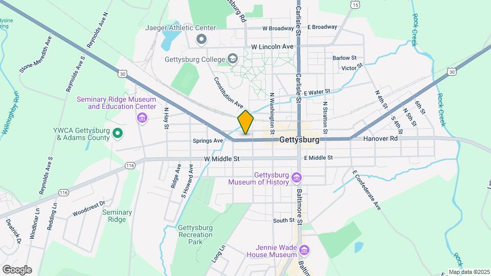 221 Chambersburg St Mapa y Detalles de la Ubicación