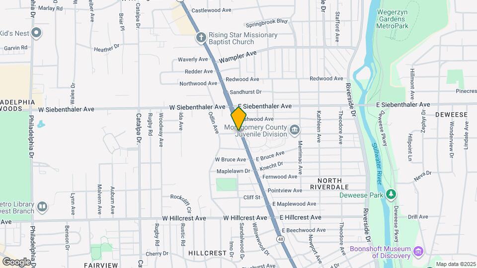 3341 N Main St Map and Location Details