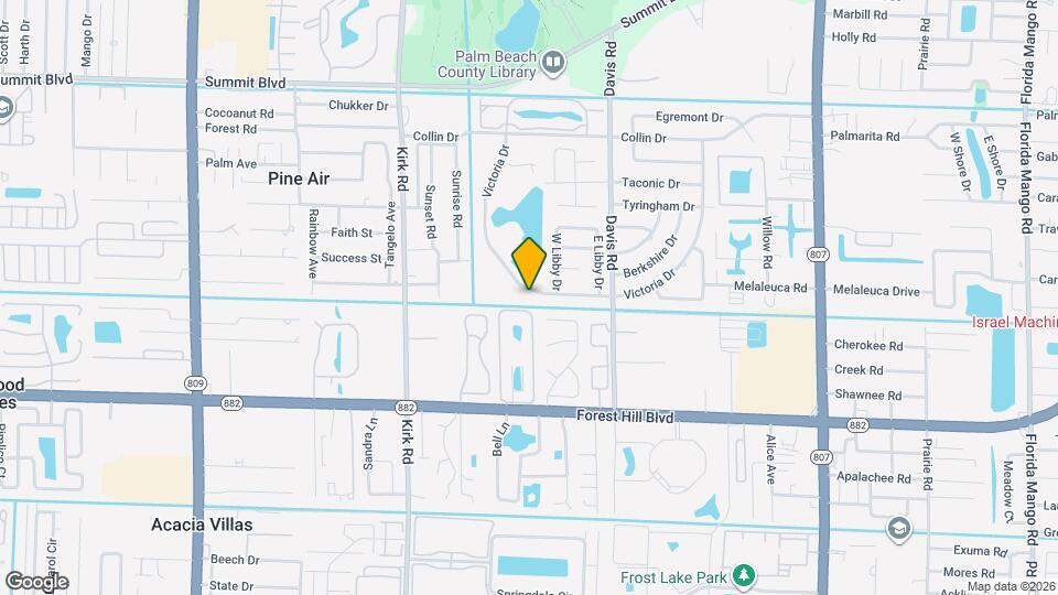 3652 Victoria Dr Mapa y Detalles de la Ubicación