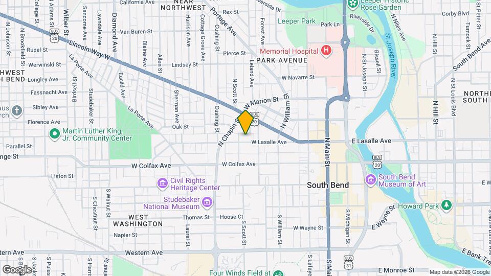 619 W Lasalle Ave Map and Location Details