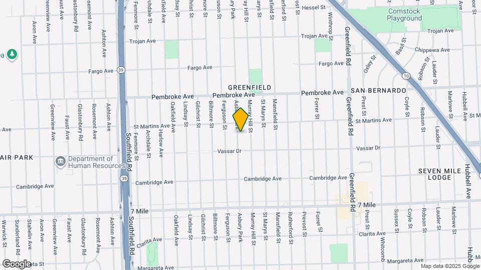 19466 Asbury Park Map and Location Details