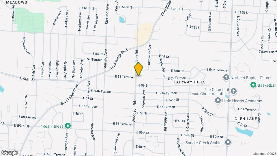 5521 Woodson Rd Map and Location Details