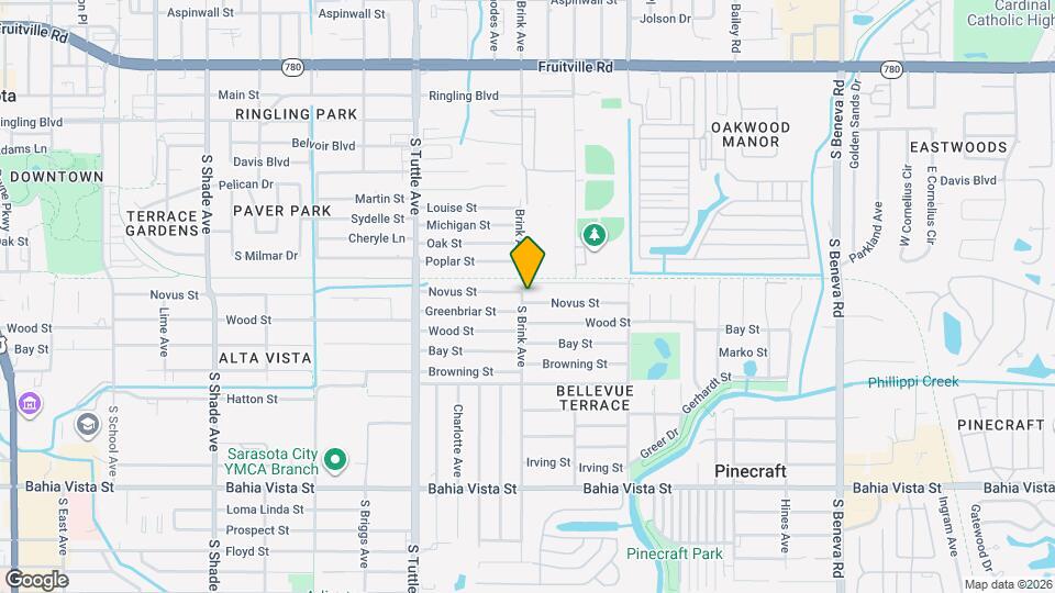 723 S Brink Ave Map and Location Details