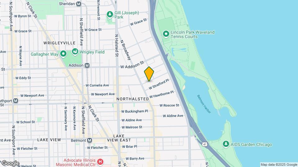 621 W Cornelia Ave, Unit M07B Mapa y Detalles de la Ubicación