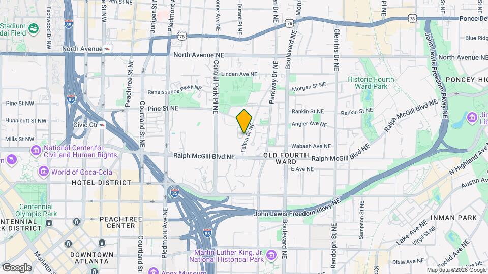342 Brownstones Cir NE Map and Location Details