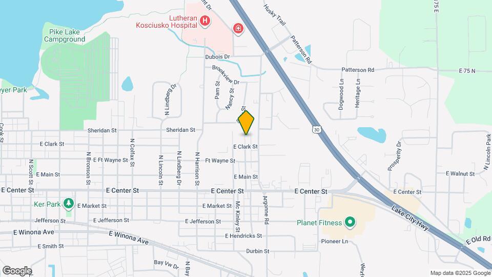 418 N Roosevelt St Map and Location Details