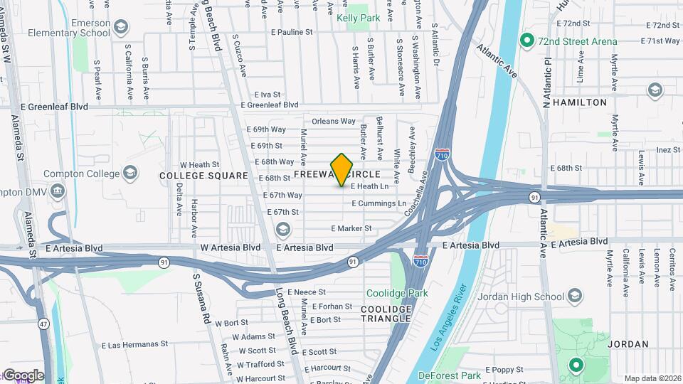 253-255 E 67th Way Map and Location Details