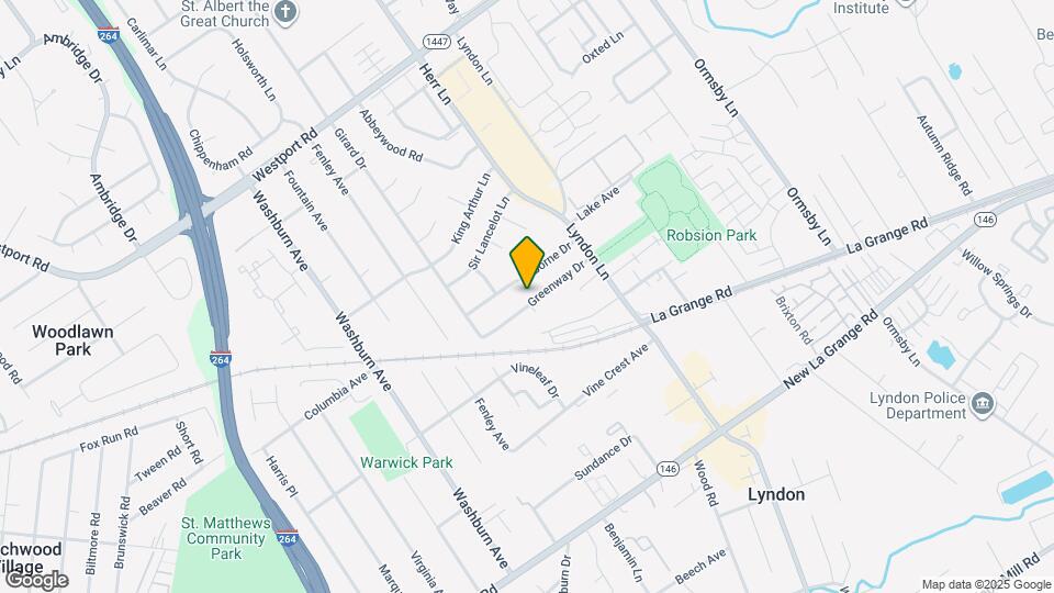 7913 Greenway Dr Map and Location Details