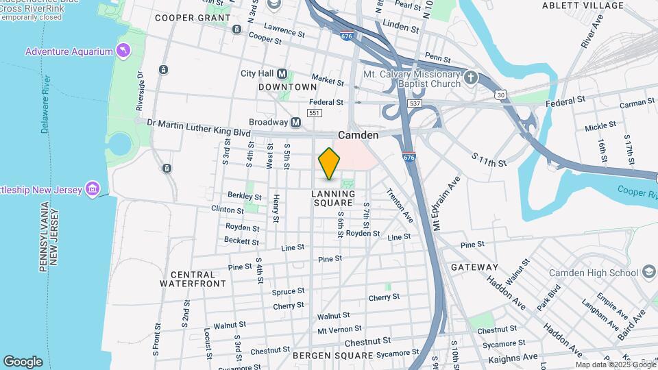 543 Washington St Map and Location Details