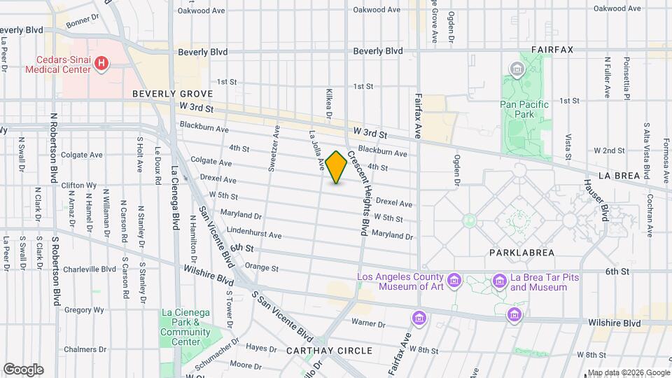 6361 Drexel Ave Map and Location Details