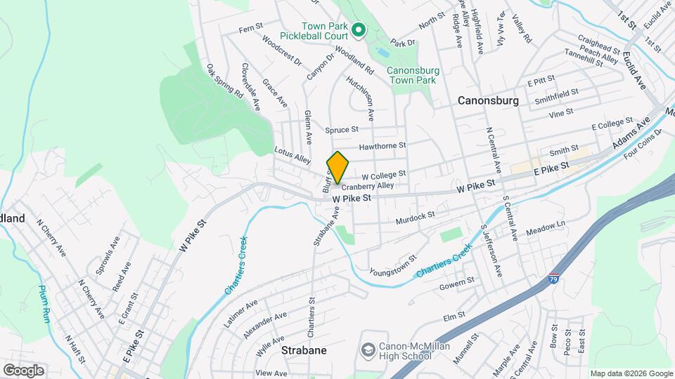 348 W Pike St Map and Location Details