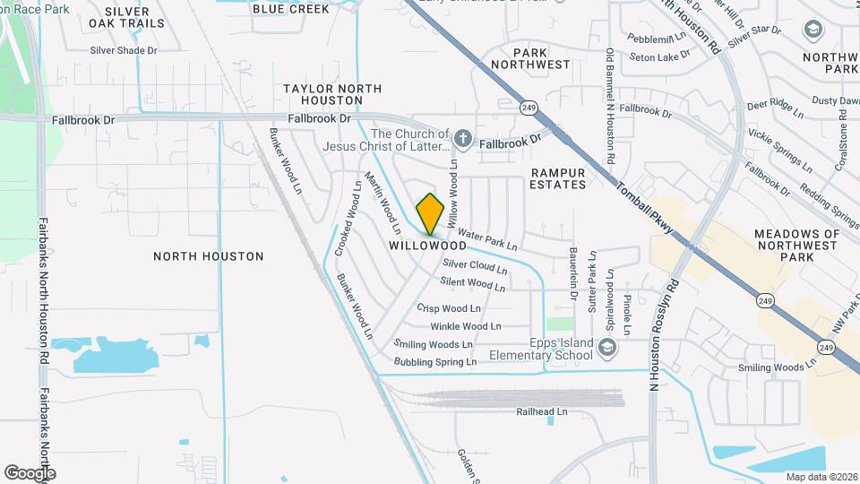 9526 Golden Wood Ln Map and Location Details