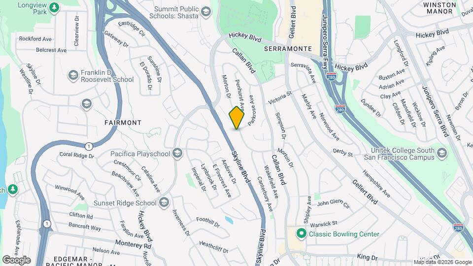 134 Morton Dr Mapa y Detalles de la Ubicación