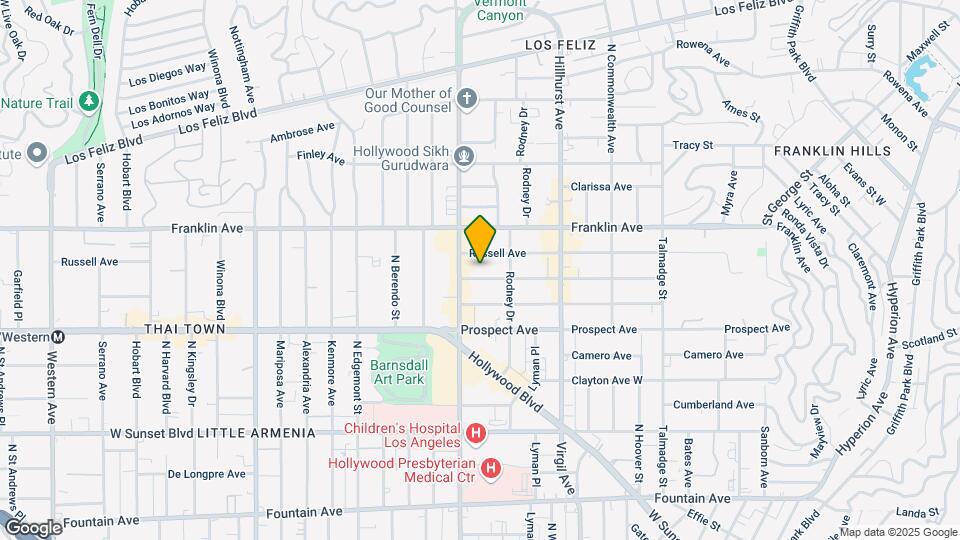 4637 Melbourne Ave Map and Location Details