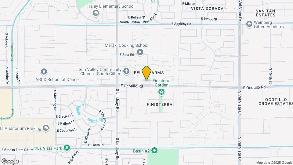 995 E Blue Spruce Ln Map and Location Details