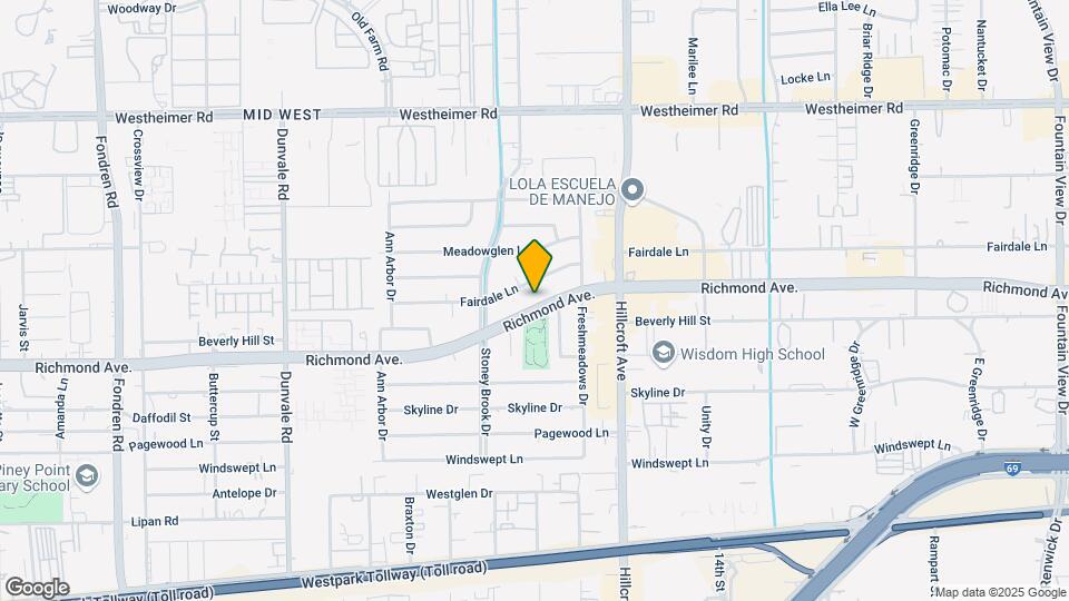 7702 Richmond Ave. Map and Location Details