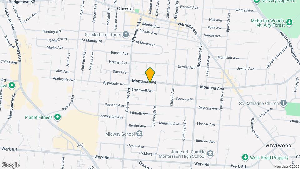 3269 Montana Ave Map and Location Details