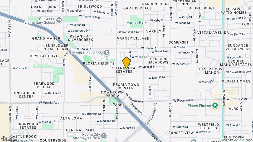 11125 N 82nd Dr Map and Location Details