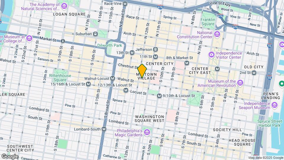 1121 Walnut St Map and Location Details