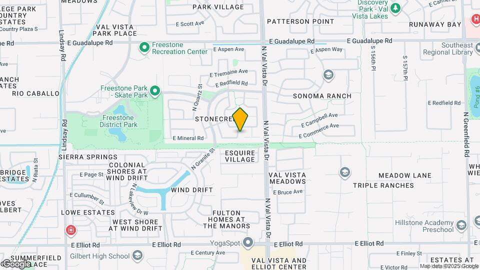 413 N Flint St Map and Location Details