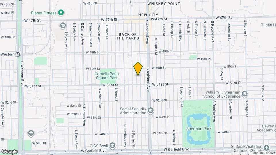 5032 S Marshfield Ave, Unit 1 Mapa y Detalles de la Ubicación