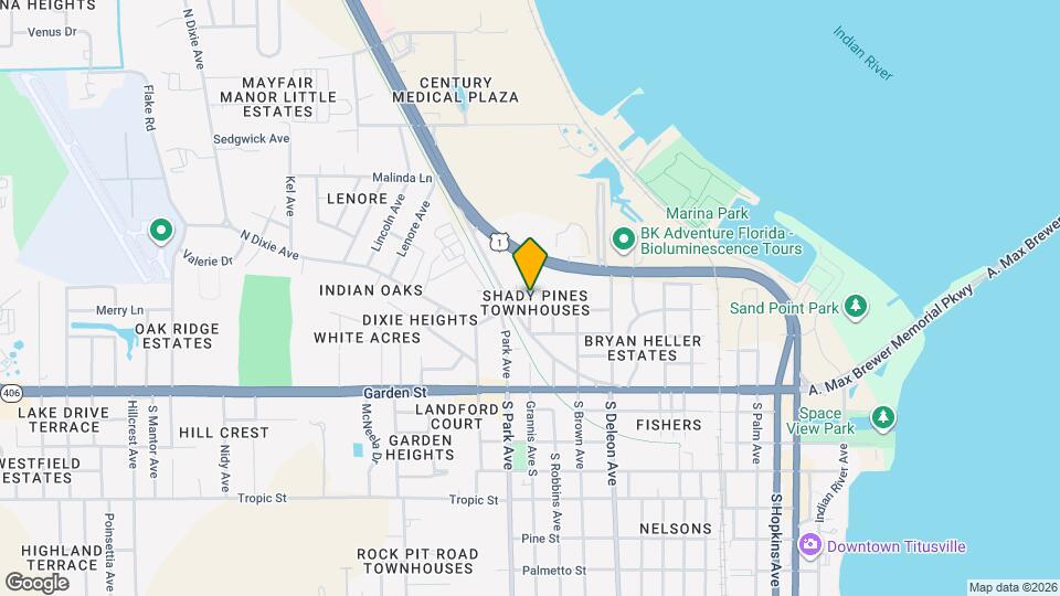 1249 Shady Pines Ln Map and Location Details