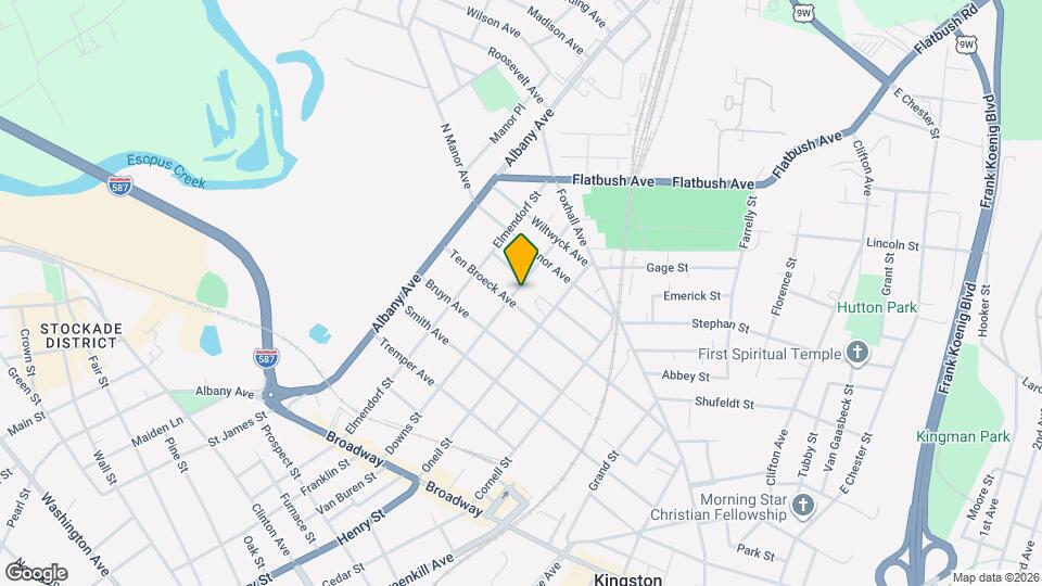 168 Downs St Map and Location Details