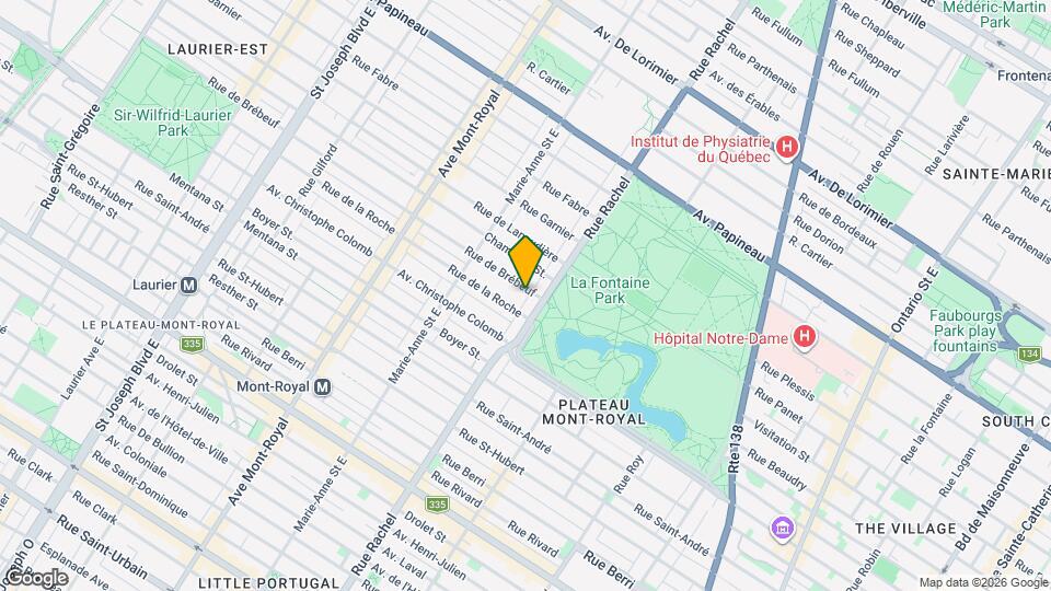 4220 De Brébeuf Rue Map and Location Details