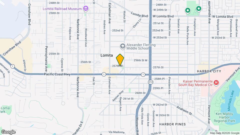 1920 257th St, Unit 1922 Map and Location Details