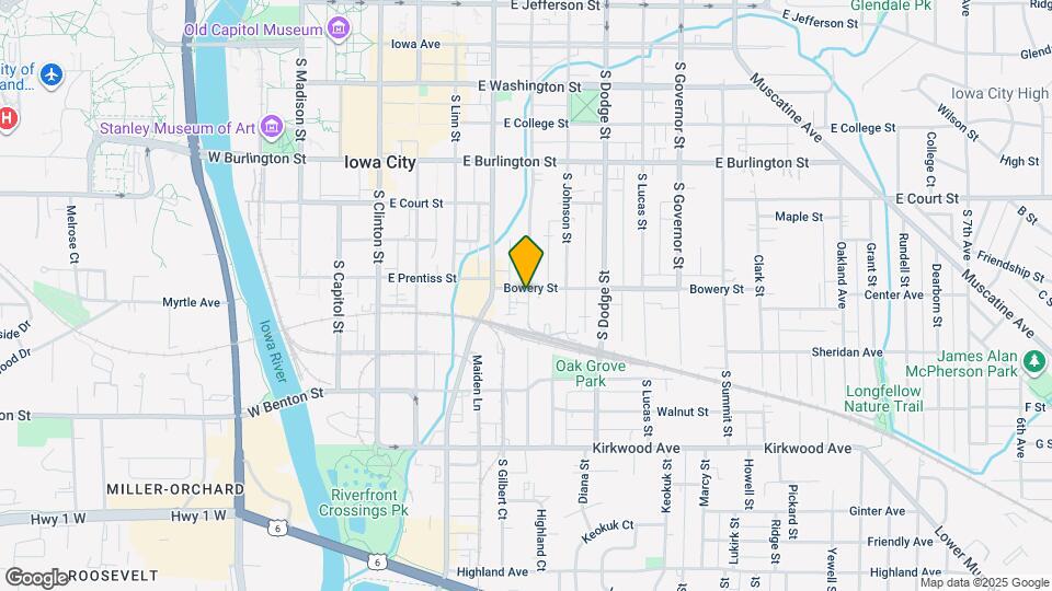 611 S Van Buren St Map and Location Details