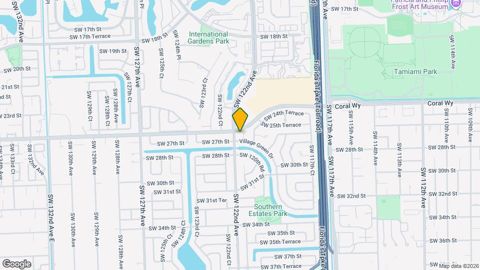 2610 SW 121st Ave Map and Location Details