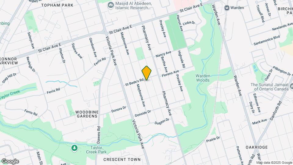 73 Westbourne Av Map and Location Details