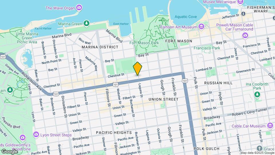 3225 Laguna St Map and Location Details