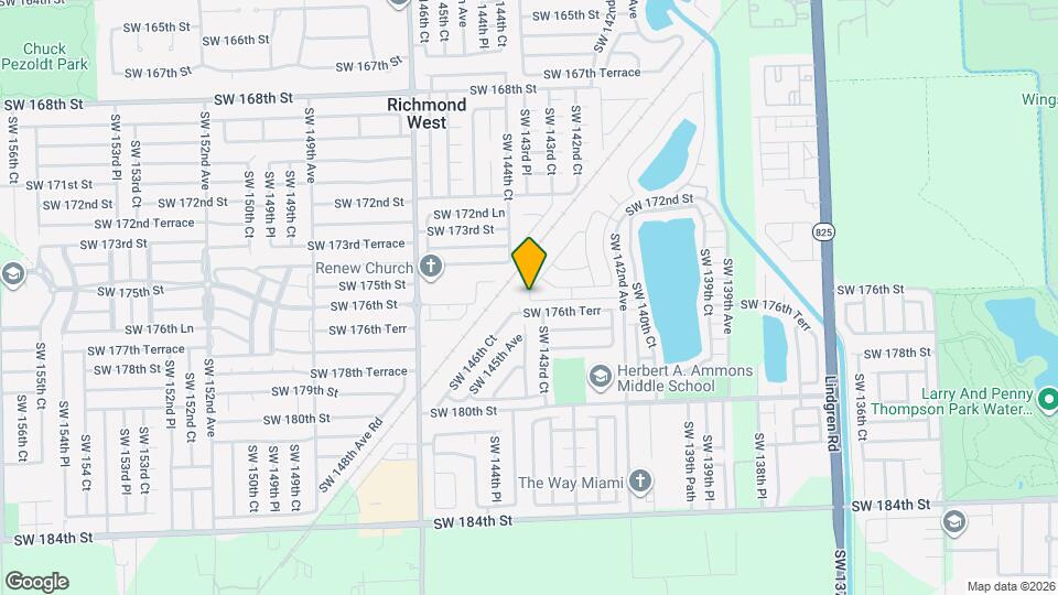 14364 SW 176th St Mapa y Detalles de la Ubicación